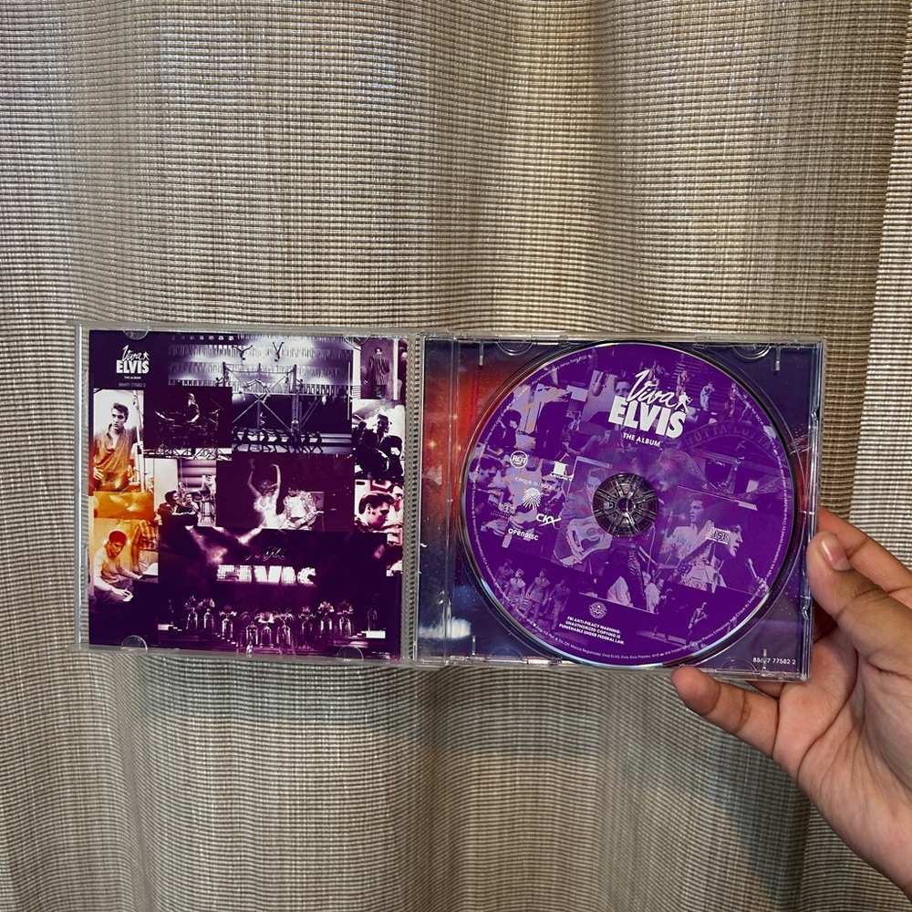 Adidas Purple and White Viva Elvis CD - Picture 2 of 4